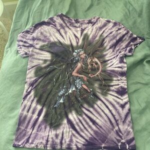 Hot Topic s/m purple fairy, grunge, hippy shirt
